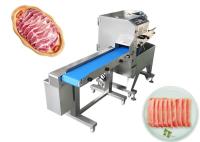 Cortador cozinhado automático assado da salsicha de bacon da carne da máquina de corte da carne da carne de porco