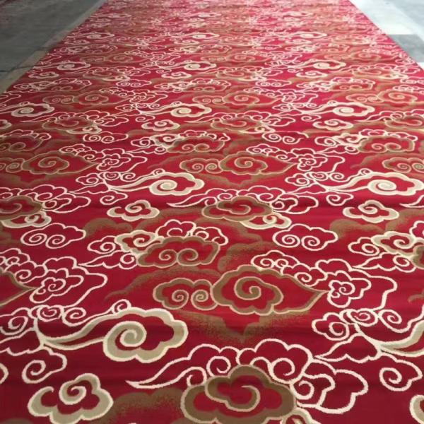 8mm Pile Height Non-Slip Mosque Carpet Roll in Design for Pakistan Mosque