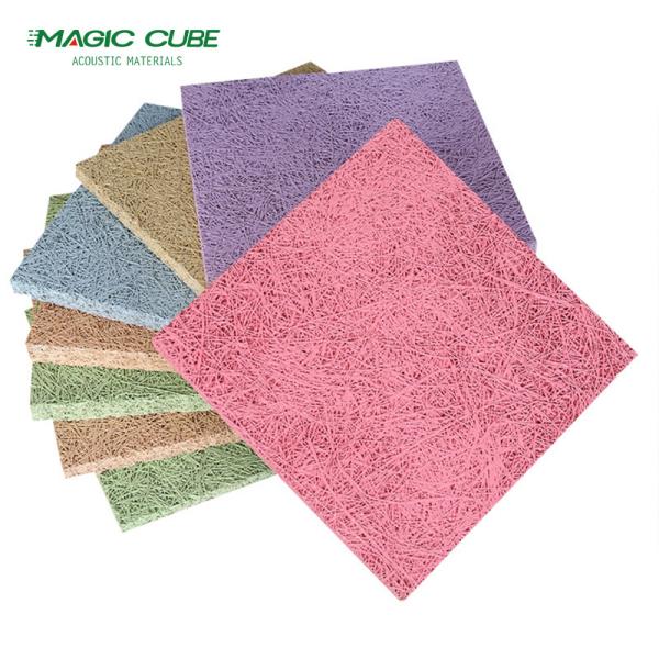 2024 Manufacture Direct Fiber Cement wood-wool-wall-panels With Environmentally Friendly Materials
