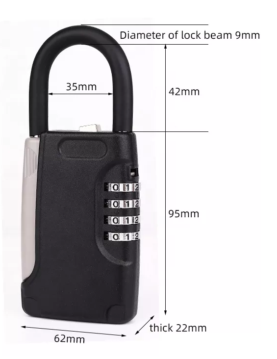 Rarlux G5 Hot Selling Outdoor Security Password Lock Aluminum Alloy Safe Box Storage High Quality
