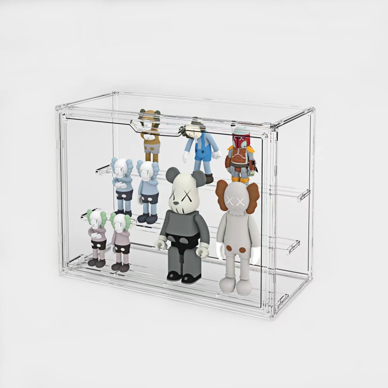 Custom Household Perfume Cosmetic Storage Box Transparent Display Shelf Desktop Skin Care Product Storage Box