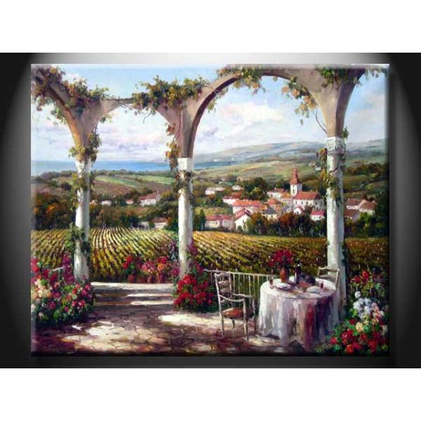 DZH1270 Modern Best Interior House Paint Scenery Oil Painting with Tree