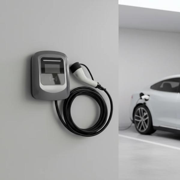 32A 7 kW Wall-Mounted EV Charger with 220V Input and Type1 Type2 GBT Interface for Home Use