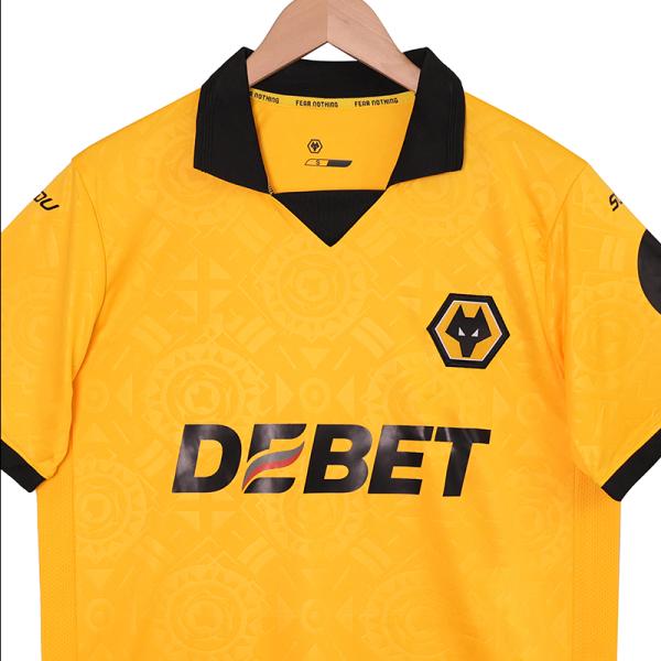 Wolves 2025-2026 Home Jersey - Breathable Polyester Football Shirt