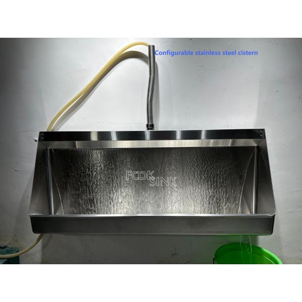 Urinario de fosa montado en la pared de acero inoxidable para fábrica para escuelas, instalaciones deportivas, baños públicos