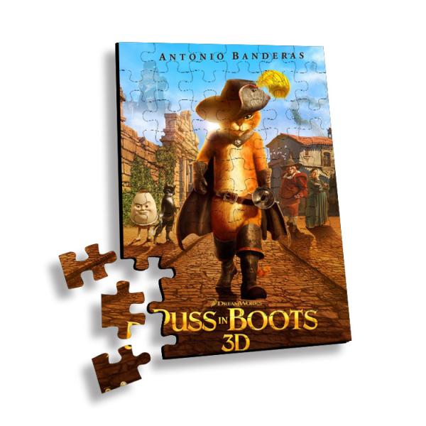 100 головоломка части пластиковая 3D линзовидная печатая для сувенира