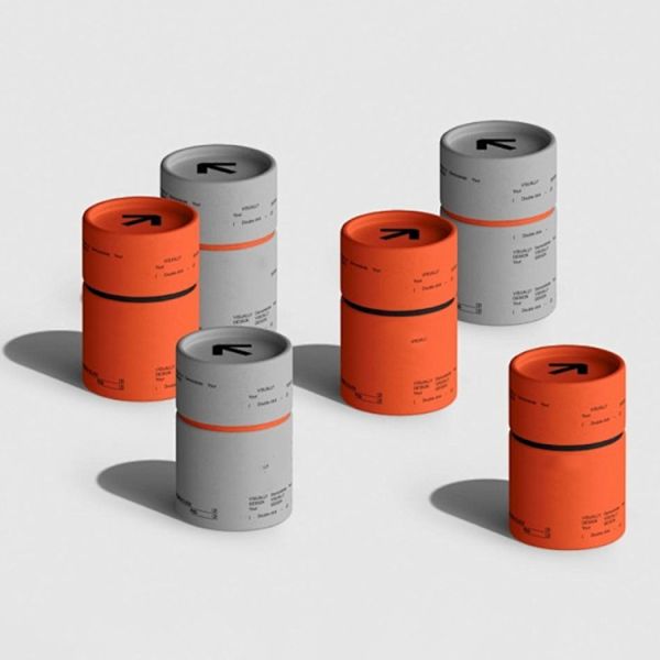 Full Eco Conscious Recyclable Cardboard Tubes For Packaging Custom Label Size