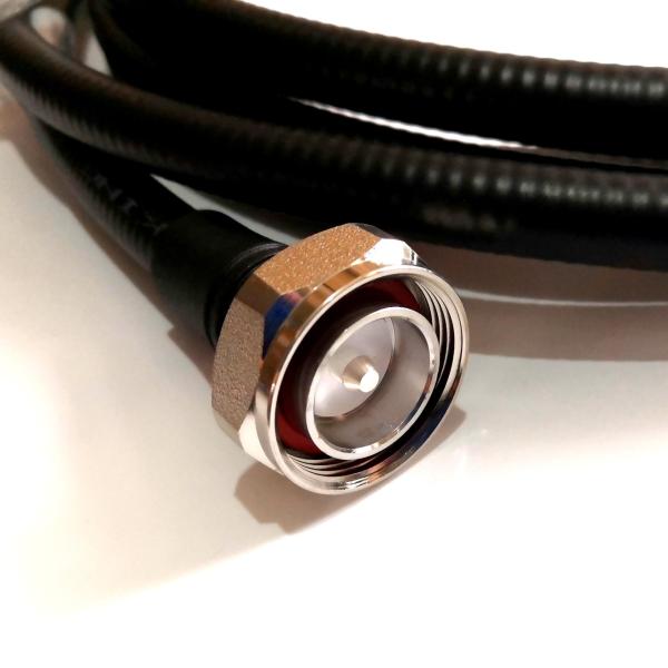 1/2 Superflex Jumper Cable With 4.3-10 Male To 7/16 Din Male Connector