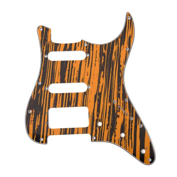 3 Ply Electric Guitar Pickguard Zebra 11 Holes Scratch Plate для электрической гитары стиля ST