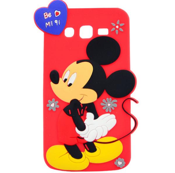 mickey rubber silicon Case For iPhone 4 5s 6s plus SAMSUNG galaxy s5 s4 S6 S7 NOTE 3 5