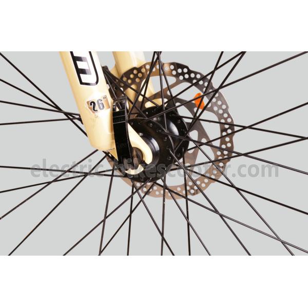 7 Speed Electric Mountain Bicycle 32km/H , 26 Inch Electric Mountain Bike Mid Gear Motor