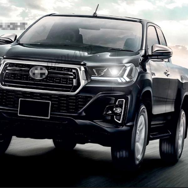 Ясные поверхностные света Тойота Хилукс Рокко финиша 4кс4 управляя 2019 аксессуаров Хилукс головных ламп