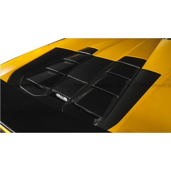Superior 120 80 30cm Dry Carbon Fiber Engine Cover Hood Bonnet Lamborghini Huracan EVO Spyder OEM Type