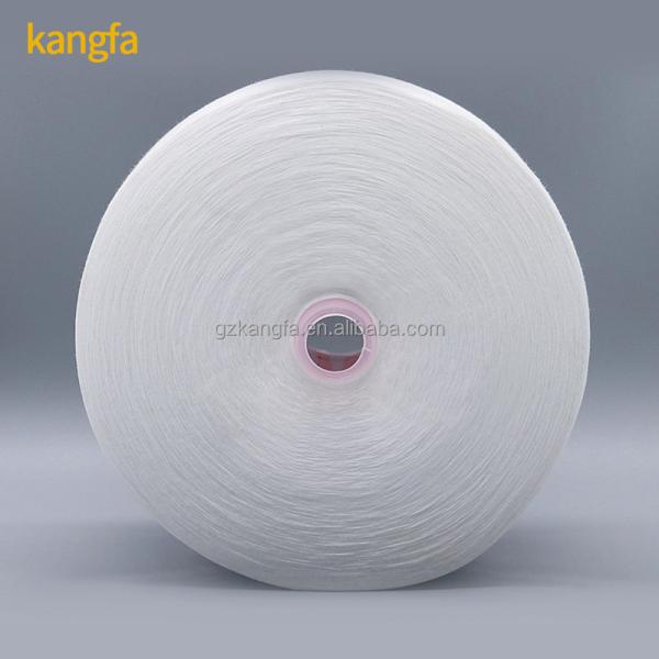 Fabricação Produzir 1,25 kg de fio de poliéster branco bruto 60/2 espumado com resistência química