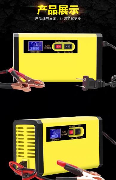 12v 24v Lifepo4 Intelligent Car Battery Charger Smart Two Types