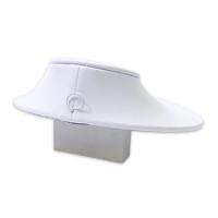 Small White Flat Necklace Holder Stand , Long Necklace Stand Value Leatherette