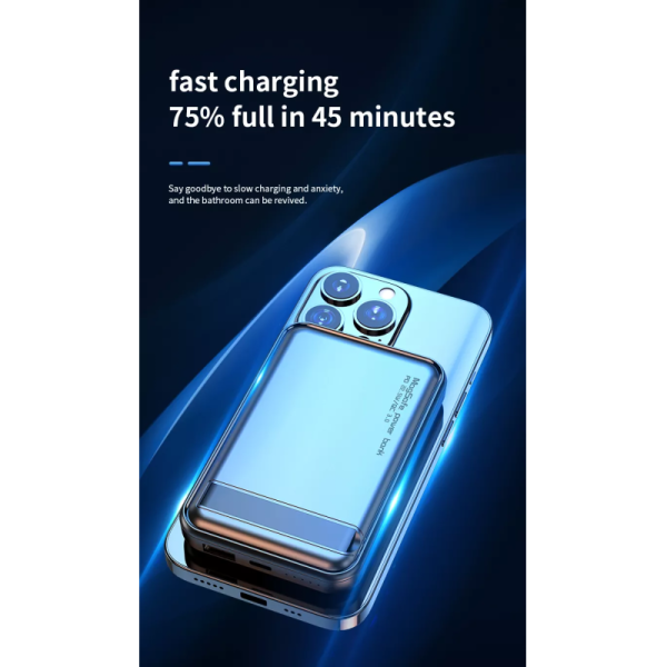 Magnetic Wireless Power Bank 10000mah Portable 20w for Phone