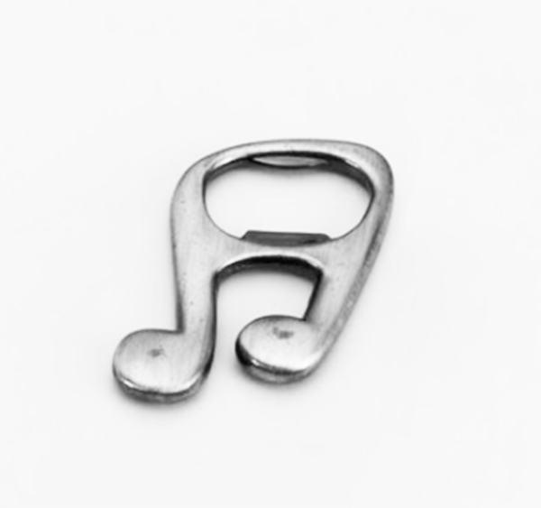 Cool die casting 2D musical shape beer bottle opener, music instrument  innovative wedding favor