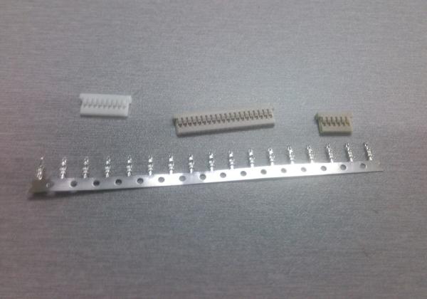 Electronics Single Row Printed Circuit Board Connectors With PA66 Material Crimp housing
