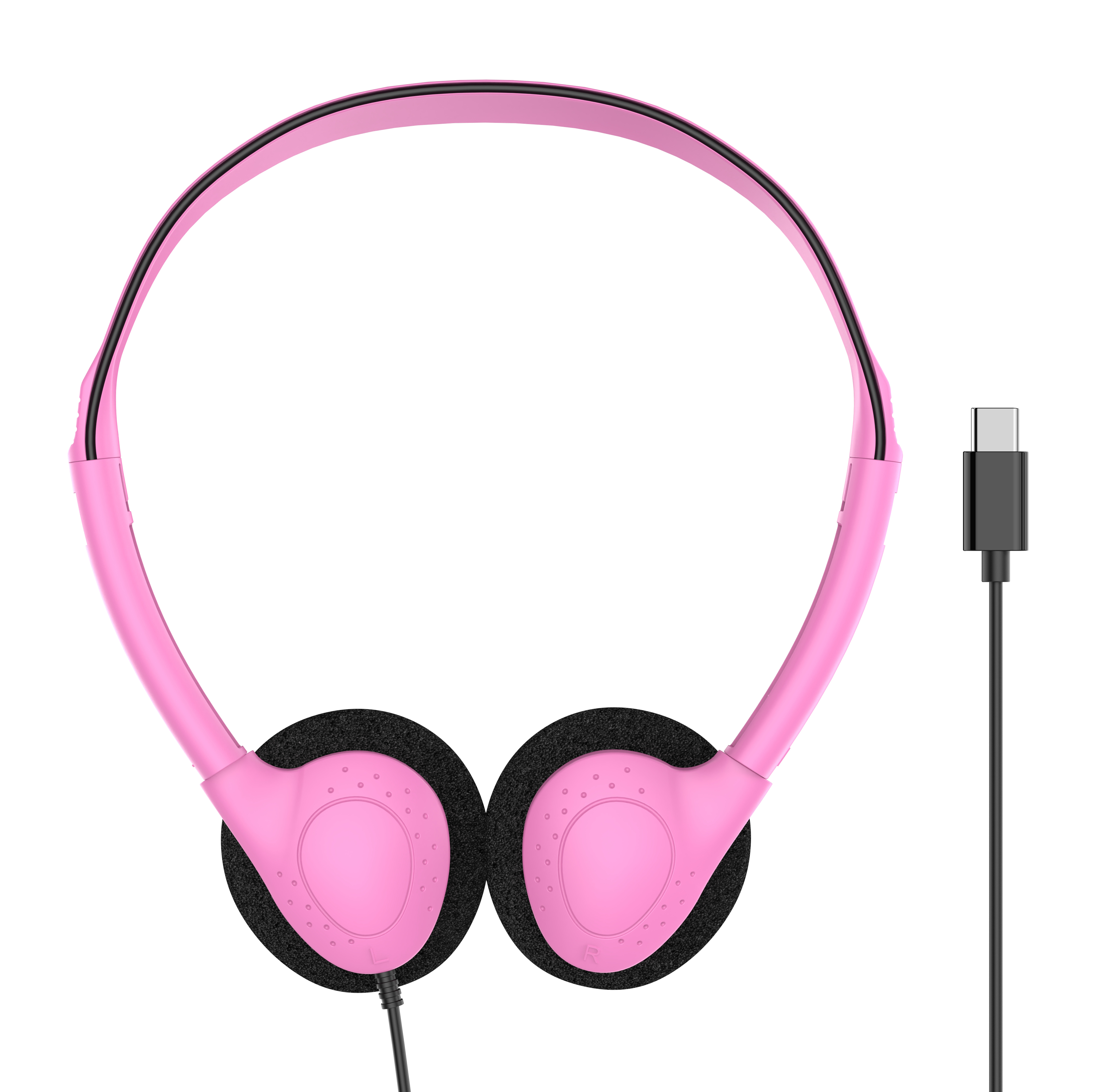 857 Lightweight wired in headphones, 3.5mm jack/C-type plug can be customized for stereo headphones, OEM/ODM customized multi-color headphones, suitable for laptops in aviation museums, school offices