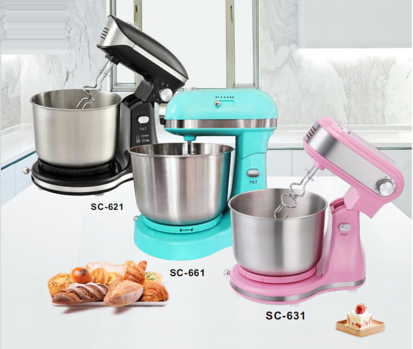 Dough Mixer，Stand Mixer 3L-300W, 3.5L-500W
