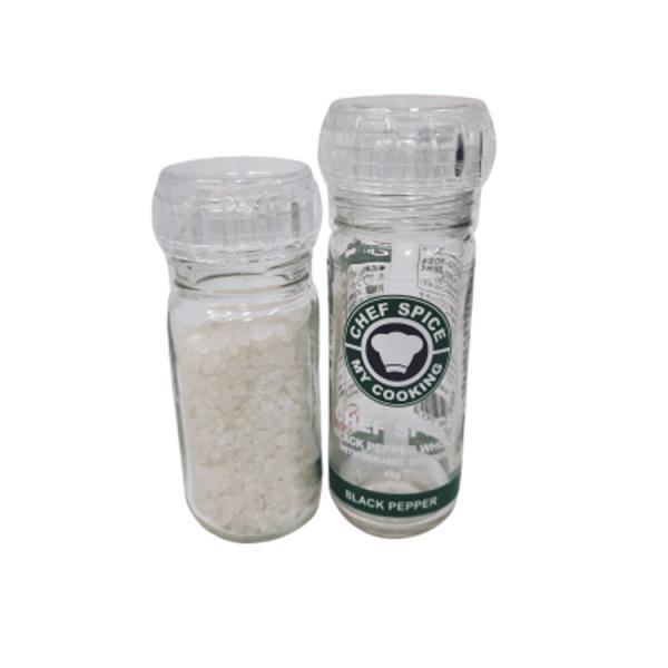 Food Grade PC Cap Clear 130g 130mm 100ml Spice Glass Jars