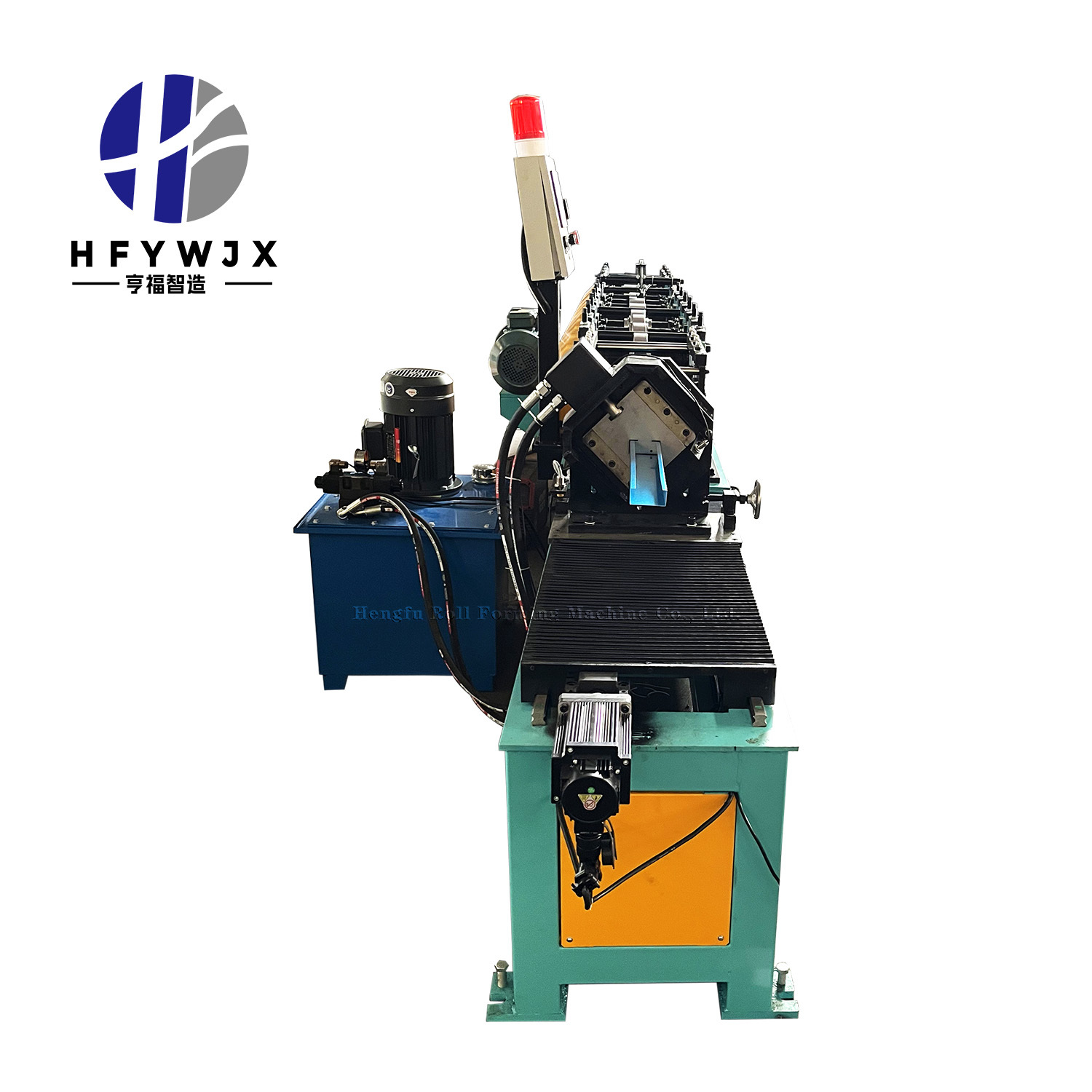 Precision C Type Light Steel Keel Roll Forming Machine with 0.4–0.5mm Thickness and Hydraulic Stop Cutting for Ceiling Stud Production