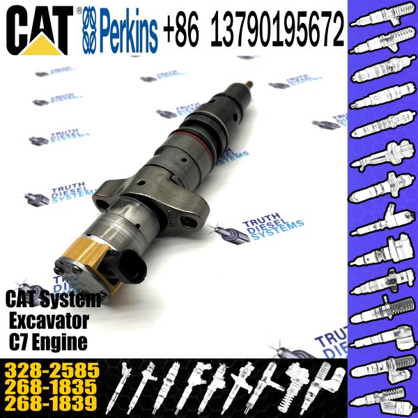 Diesel Engine Fuel Injector Excavator Accessories Diesel Motor Parts 3282585 328-2585 for Caterpillar CAT 120K 12K 140M