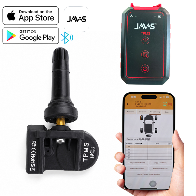 Rubber Valve Snap-in Uinversal Mx005r Tpms Tire Pressure Monitor Sensor