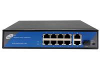 100km commutateur IEEE de POE de 48 volts 802,3 Af/à avec le port de SFP