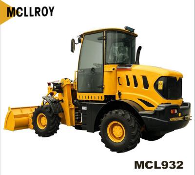 58kw articulou Front Loader, descarga do carregador 3200mm da roda da pá