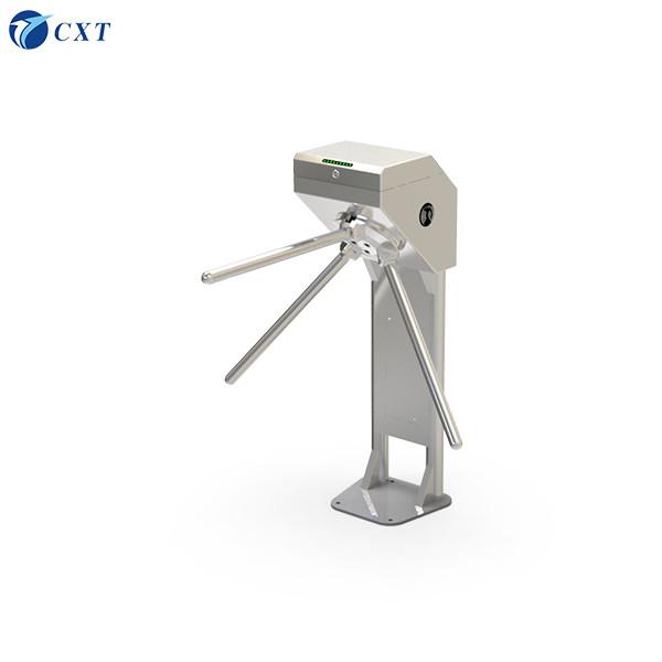 Vertical Compact Tripod Turnstile Gate Single Directional For Indoors