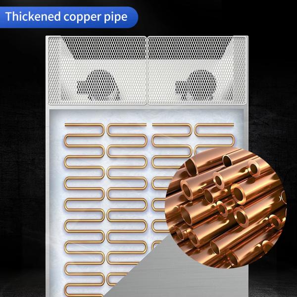 Wholesale Large Capacity Commercial Refrigerator 6 Doors Heavy Duty Independent Freezer Single-Temperature for Supermarket