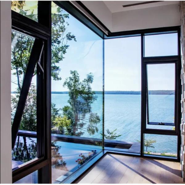 Folding Screen SKATE Modern Design Double Glazed Aluminum Alloy Awning Windows