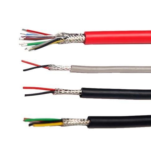 0.75mm2 300V RVVP 4 Ядра защищенный кабель безопасный с полиэтиленовой изоляцией