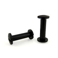 Screw pour reliure de livres en plastique noir