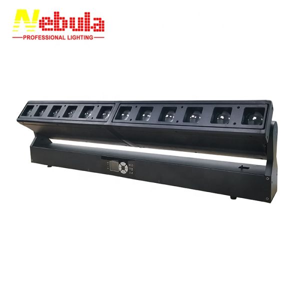 Hot 12*40W Beam Zoom Washing RGBW Color 4 in 1 LED Strip Bar Stage Lighting Moving Head Light