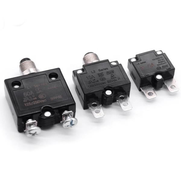 125-250V AC 50V DC 押すボタンの熱過負荷保護具 手動リセット熱回路断片