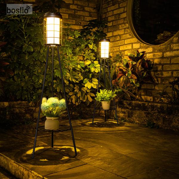 Solar Garden Lamps Classic Lighting Solar and USB Rechargeable Lights