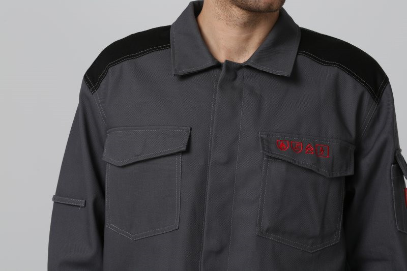 Workwear 350gsm 991 ткани анти- статический, пожаробезопасная куртка работы