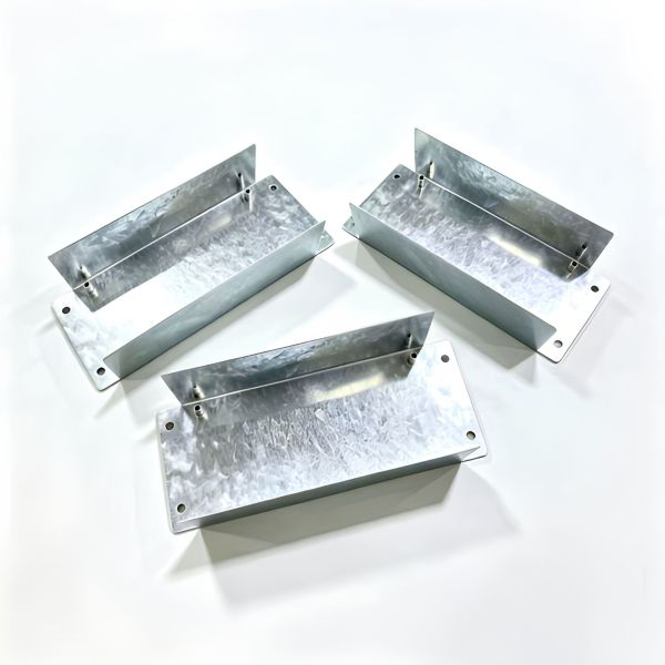 Heavy-duty galvanized steel enclosure, corrosion-resistant electrical box, outdoor waterproof metal junction box
