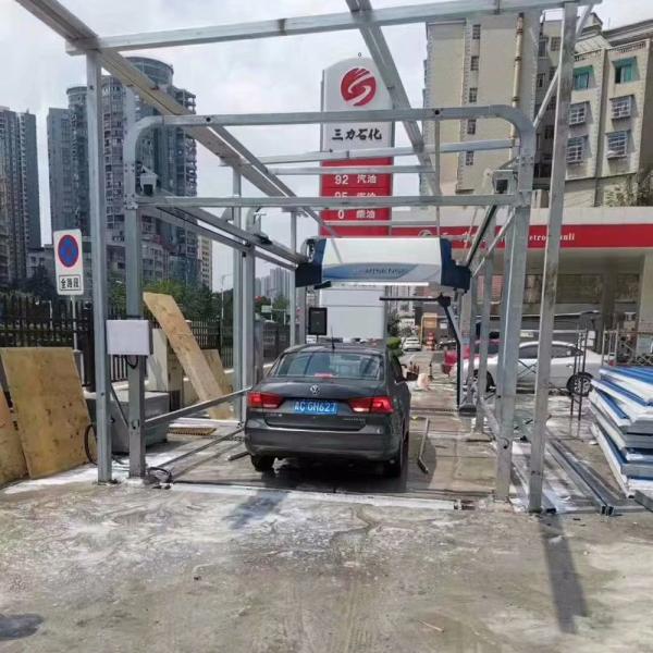 Single Rollover Bus Washing Machine For 24000*5114mm Moving Range