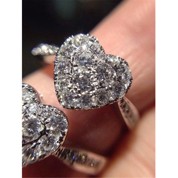 T Love diamond ring ring 18k gold white gold yellow gold rose gold diamond  ring