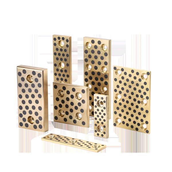 Bronze Material Oilless Bushes With Oil Impregnated Graphite Plugs