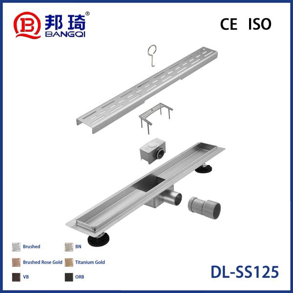 DL-SS125 Drainage de plancher en acier inoxydable européen