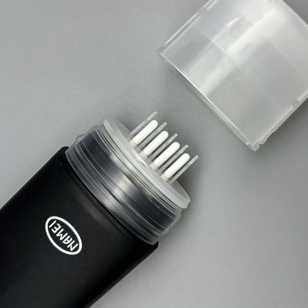 Custom Color Plastic Hair Growth Oil Packaging With Comb Applicator Container Hair Dyeing Pen Bottle
