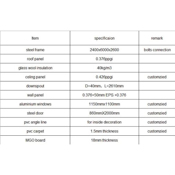 Living Quarters Prefabricated Steel House / Prefab Metal Building Homes