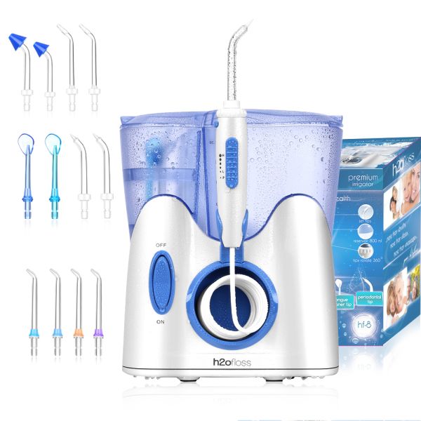 Professional Countertop Water Flosser with 1200 Times/min Pulse Frequency AC-220V-50/60HZ Electric Supply and 1 Year Warranty