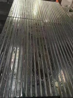 Water Flowing Face Black Granite Stone Tiles High Strength For Outdoor Wall Cladding