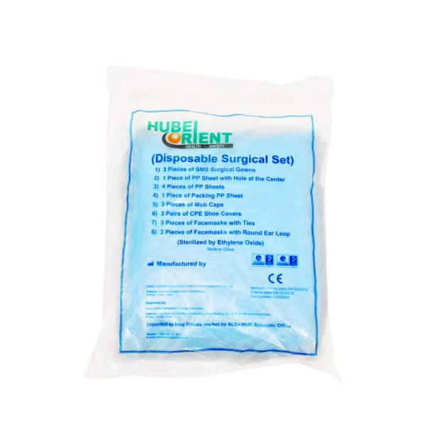 Disposable Surgical Kits With  Surgical Gown/Gloves/Surgical Mask/Surgical Cap